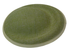 Load image into Gallery viewer, 25cm Round Sinamay Dipped Disc Fascinator Hat Base Millinery Craft DIY Supply UK