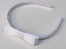 Load image into Gallery viewer, Classic Girls Children's Hair Bow Alice Band Headband Handmade - over 20 Colours