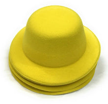 Load image into Gallery viewer, Set of 4 x Mini Round Top Hat Cap Fascinator Felt Hat Base Supplies Wholesale