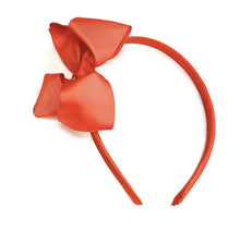 Load image into Gallery viewer, Girls Kids Large Hair Bow Headband Alice Band Ribbon Bands School Wedding Party