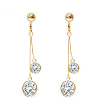 Load image into Gallery viewer, Crystal Drop Dangle Clip On Earrings Tassel Non Pierced Different Designs