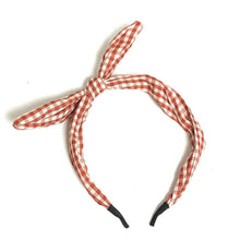 Load image into Gallery viewer, Vintage Wide Ribbon Bowknot Headband Hairband Bunny Ears Wire Bendy Bow Alice UK