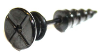 Load image into Gallery viewer, Screw Nail Surgical Stainless Steel Stud Earring Mens Fake Stretcher Cheater Top