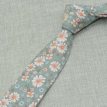 Load image into Gallery viewer, High Quality Luxury 100% Cotton Men's Floral Flowers Party Tie - Summer Blooms