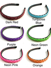 Load image into Gallery viewer, Womens Girls Braided Headband Synthetic Hair Plaited Head Band Hairband Plait