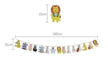 Load image into Gallery viewer, Happy Birthday Bunting Banner - Hanging Letters Party Decoration Garland Unicorn