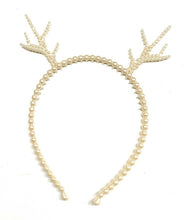 Load image into Gallery viewer, Pearl Headband - Girls Alice Hair Head Band - Unicorn Cat Ear Crown Horn Antler
