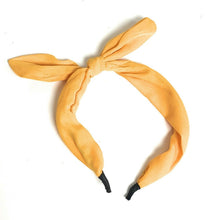 Load image into Gallery viewer, Vintage Wide Ribbon Bowknot Headband Hairband Bunny Ears Wire Bendy Bow Alice UK