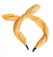 Vintage Wide Ribbon Bowknot Headband Hairband Bunny Ears Wire Bendy Bow Alice UK