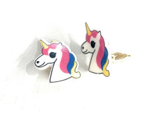 Load image into Gallery viewer, Girls CLIP ON Earrings Studs Non Pierced Ears Ear Stud Xmas Gift Stocking Filler