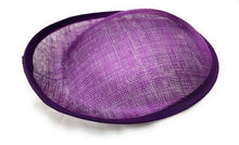 Load image into Gallery viewer, 20cm Round Sinamay Dipped Disc Fascinator Base Hat Millinery DIY Supply UK