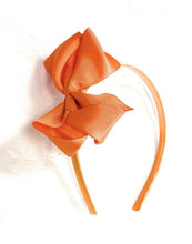 Load image into Gallery viewer, Girls Kids Large Hair Bow Headband Alice Band Ribbon Bands School Wedding Party