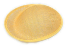 Load image into Gallery viewer, 20cm Round Sinamay Dipped Disc Fascinator Base Hat Millinery DIY Supply UK