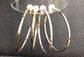 6cm Women's Fashion Hoop CLIP ON Hoops Earrings Medium Size Non Pierced Copper