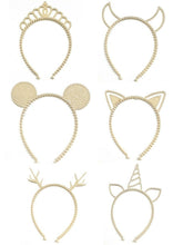 Load image into Gallery viewer, Pearl Headband - Girls Alice Hair Head Band - Unicorn Cat Ear Crown Horn Antler