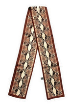 Load image into Gallery viewer, 90cm Long Reversible Skinny Scarf Faux Silk Head Scarves Bag Charm Bow Bandana