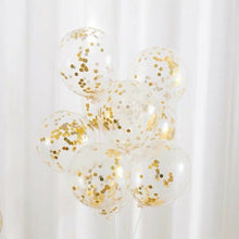 Load image into Gallery viewer, 10 Pack 12" Latex Confetti Balloons Helium Birthday Party Wedding Decorations
