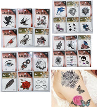 Load image into Gallery viewer, 6 Temporary Tattoos – 7 x 9cm