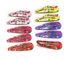 Load image into Gallery viewer, Set Pack Kids Girls Bendies Sleepies Hair Snap Clip Slides - Novelty Design Gift
