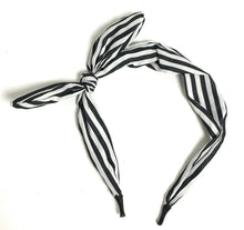 Load image into Gallery viewer, Vintage Wide Ribbon Bowknot Headband Hairband Bunny Ears Wire Bendy Bow Alice UK