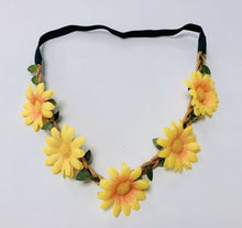 Load image into Gallery viewer, Daisy Garland Hairband Headband Christening Festival Elastic Flower Floral Hair