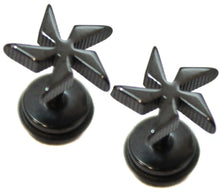 Load image into Gallery viewer, Windmill Spike Stainless Steel Stud Mens Earring Body Fake Stretcher Goth Upper