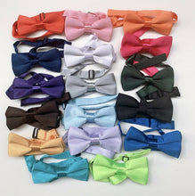 Load image into Gallery viewer, Boys Children's Kids Wedding Party Dickie Bow Tie Adjustable Pre-Tied Bowtie UK
