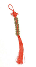 Load image into Gallery viewer, Feng Shui Lucky Red Tassel Sequin Chinese Hanging Bag Charm Year of Tiger Gift