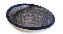 Load image into Gallery viewer, 20cm Round Sinamay Dipped Disc Fascinator Base Hat Millinery DIY Supply UK