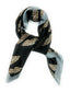 Big Square Leopard Animal Print Head Bandana Neck Thin Faux Silk Scarf 70cmx70cm