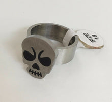 Load image into Gallery viewer, Mens Womens Thick Band Stainless Steel Skull Ring Punk Rock