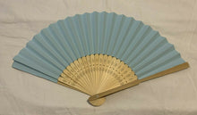 Load image into Gallery viewer, Chinese Spanish Plain Paper Wooden Folding Fan to Decorate Craft Party Gift Fans