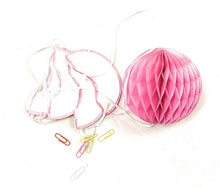 Load image into Gallery viewer, 8.5ft Honeycomb Paper Ball Garland Bunting Party Bday Wedding Decoration Pom Pom