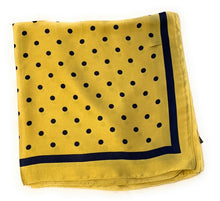 Load image into Gallery viewer, Large Square 70cm Ladies Polka Dots Faux Silk Thin Scarf Neck Warmer Bandana UK