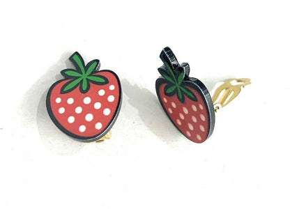 Girls CLIP ON Earrings Studs Non Pierced Ears Ear Stud Xmas Gift Stocking Filler