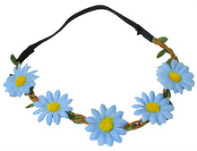 Load image into Gallery viewer, Daisy Garland Hairband Headband Christening Festival Elastic Flower Floral Hair