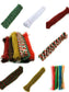 100 Chenille Craft Stems Tinsel Pipe Cleaners CHRISTMAS Mix Colours Stripes UK