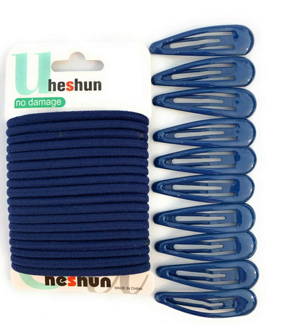 30 PCS Sleepie Elastics Hair Head Bands Snap Clips Hairbands Bobbles SCHOOL SET