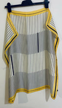 Load image into Gallery viewer, Big Square Faux Silk Stripes Head Neck Scarf Lightweight Neck Warmer Bandana UK