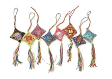 Load image into Gallery viewer, Feng Shui Lucky Red Tassel Sequin Chinese Hanging Bag Charm Year of Tiger Gift