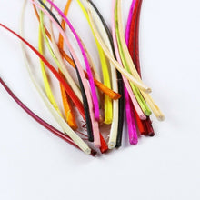 Load image into Gallery viewer, Long Single Ostrich Quill Spine Stripped Feather Hats Fascinators Millinery UK