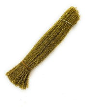 Load image into Gallery viewer, 100 Chenille Craft Stems Tinsel Pipe Cleaners CHRISTMAS Mix Colours Stripes UK