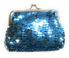 Load image into Gallery viewer, Ladies Girls Reversible Sequin Coin Wallet Pouch Money Purse Card Holder Gift UK