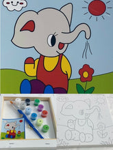 Load image into Gallery viewer, Framed Oil Painting Kit Paint By Numbers Children's Party DIY Craft Xmas Gift UK