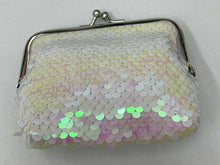 Load image into Gallery viewer, Ladies Girls Reversible Sequin Coin Wallet Pouch Money Purse Card Holder Gift UK