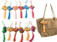 Load image into Gallery viewer, Lucky Tassel Chinese New Year Wall Hanging Car Deco Bag Charm - Zodiac Animals