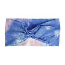 Load image into Gallery viewer, Twist Knot Tie Dye Headband Head Wrap Boho Hairband Bandana Elastic Hair Band UK