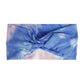 Twist Knot Tie Dye Headband Head Wrap Boho Hairband Bandana Elastic Hair Band UK
