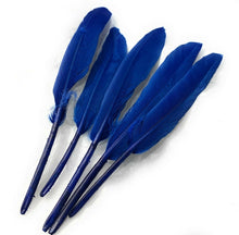 Load image into Gallery viewer, 50 x Goose Feathers Pack, 10 - 15cm Arts &amp; Crafts Fancy Dress Making Feather UK