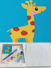 Load image into Gallery viewer, Framed Oil Painting Kit Paint By Numbers Children's Party DIY Craft Xmas Gift UK